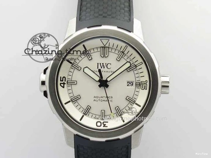 MIROTIME 0501 TechFriendly Aquatimer Automatic SS IW329003 V6F 1:1 Best Edition On Black Rubber Strap MIYOTA 7271